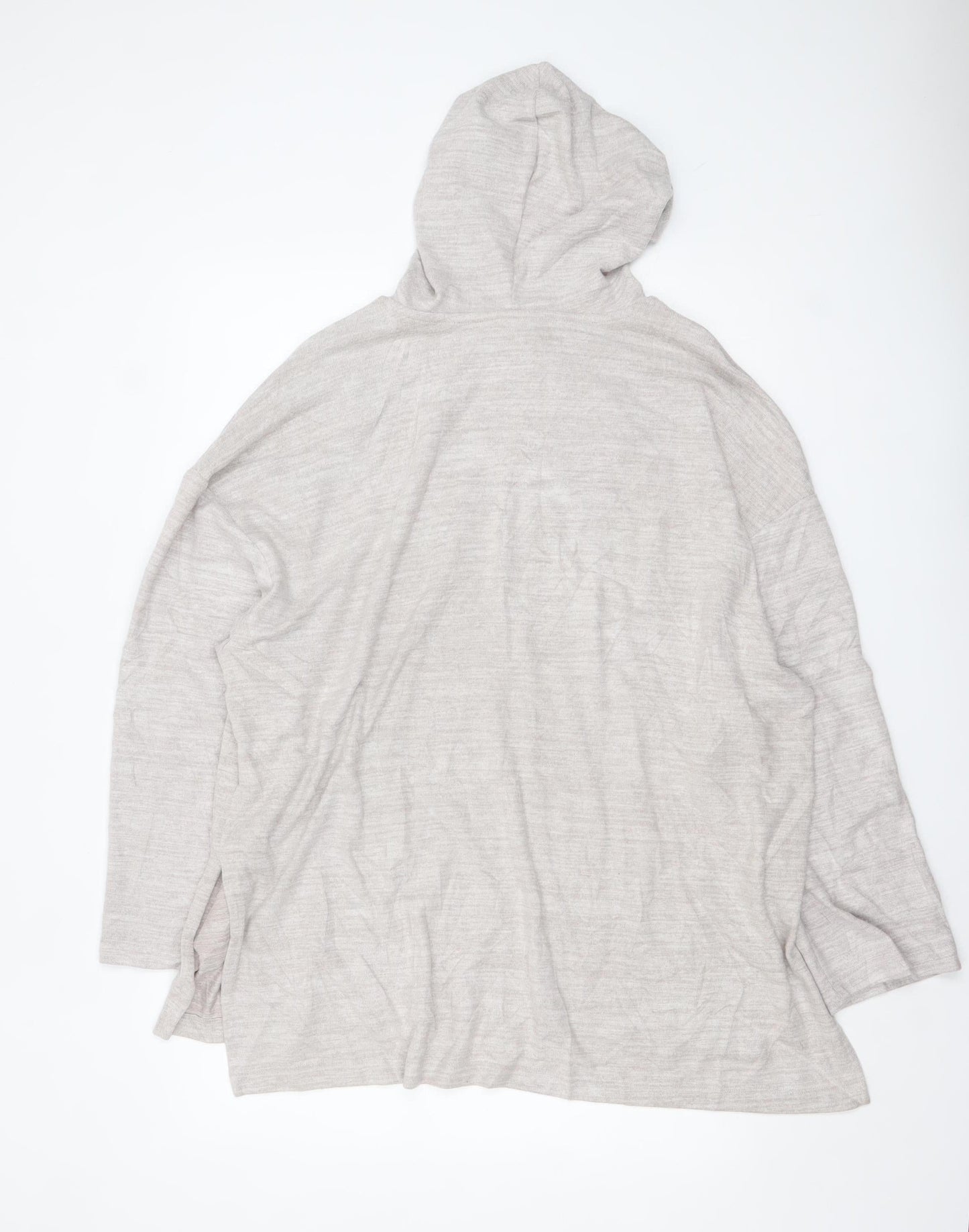 George Womens Beige XL Hooded Pullover Sweatshirt Viscose Blend