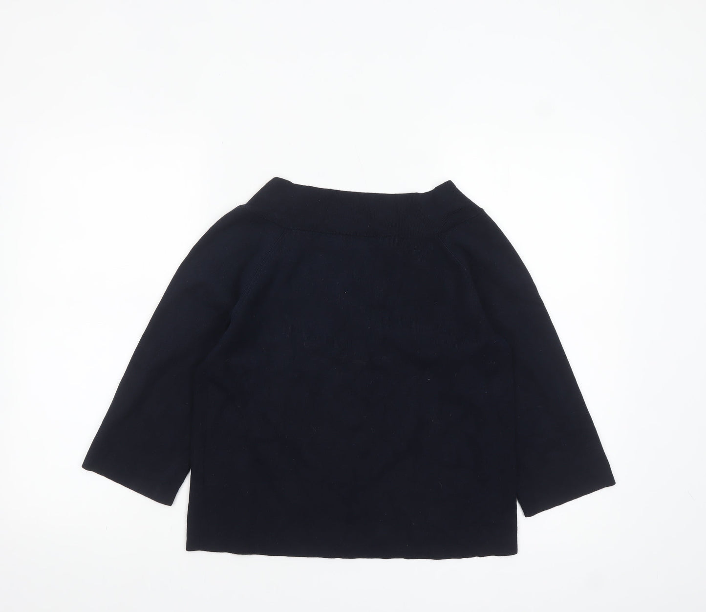 Monsoon Women's Blue V-Neck Knit Jumper Size 16