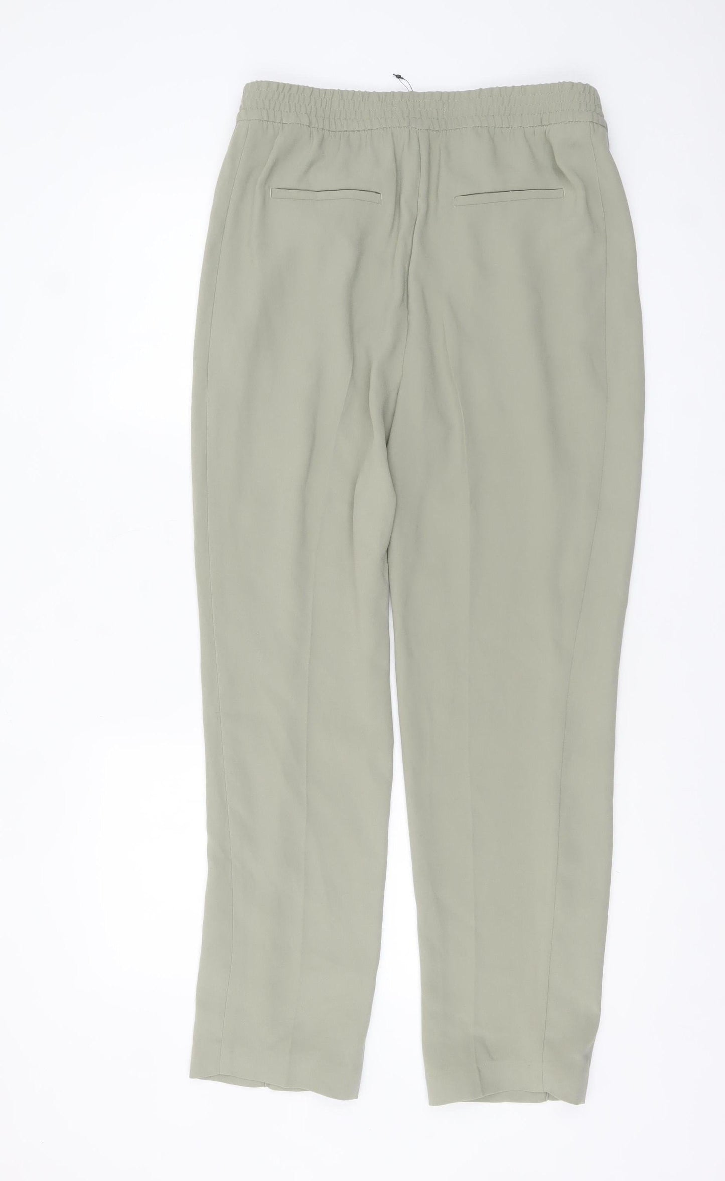 Marks and Spencer Women’s Green Size 12 Long Straight Trousers