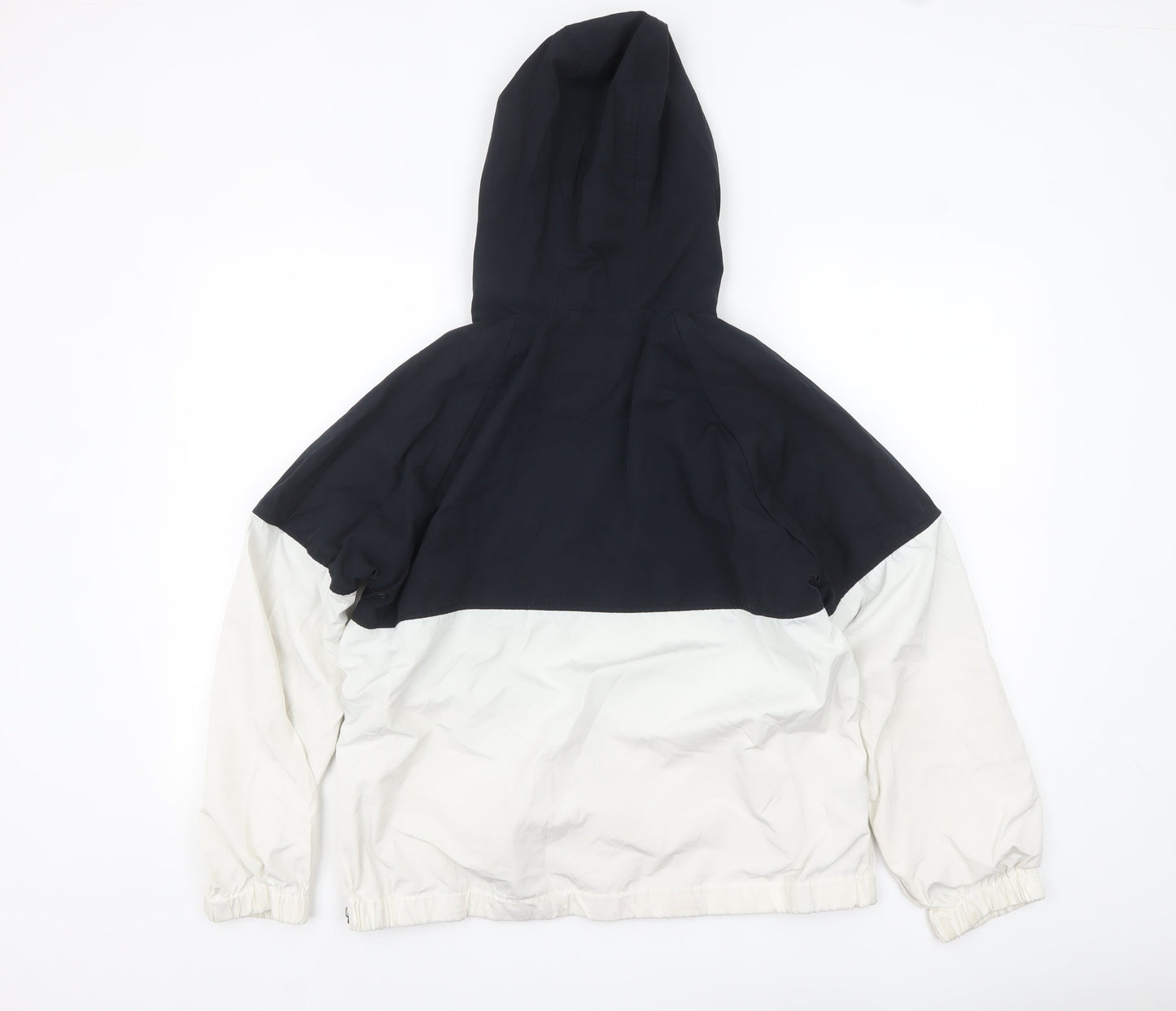Crew Clothing Company Women’s Black & White Hooded Anorak Jacket Size 12