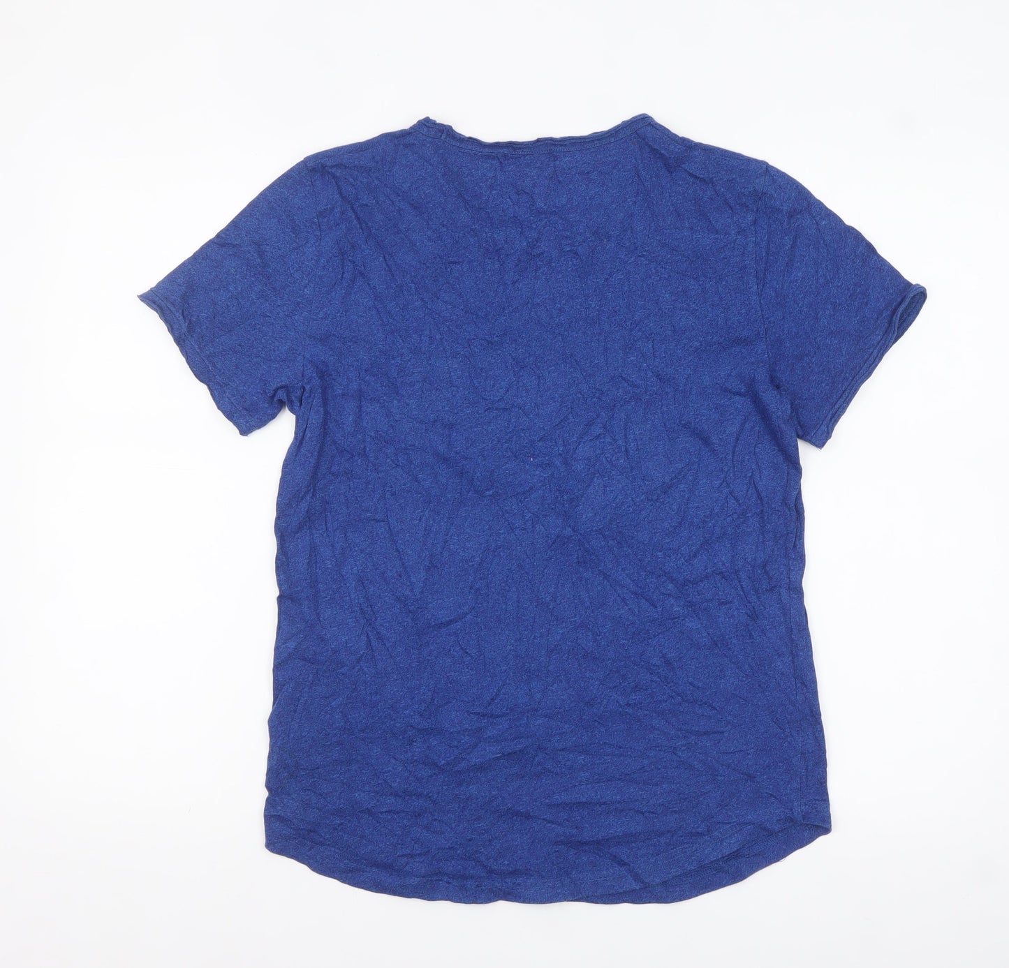 Hollister Women's Blue XS Basic Crew Neck T-Shirt