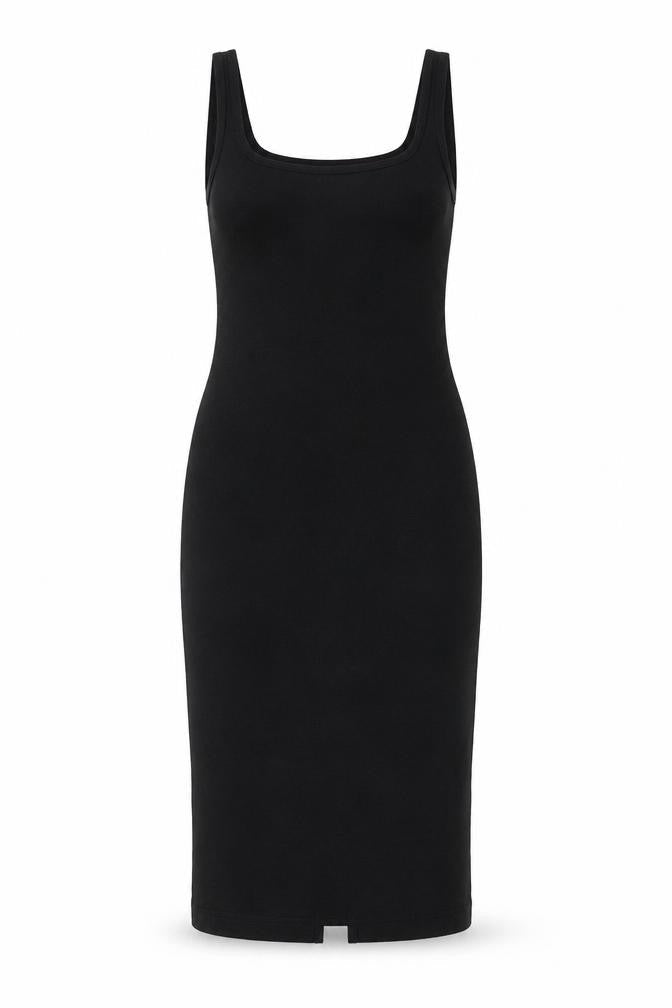 Zara Women Black Size 8 Bodycon Knee Length Sleeveless Dress