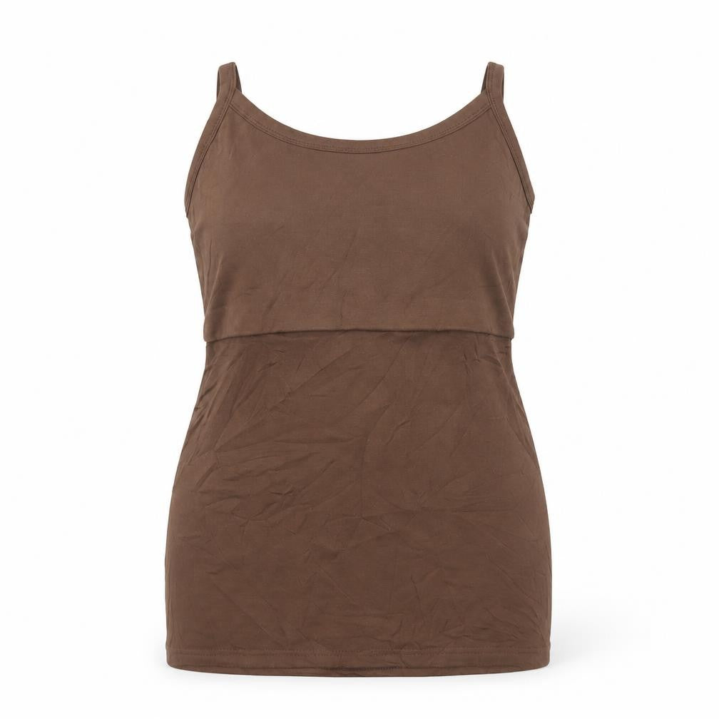 Fresh Mums Womens Brown Size 14 Camisole Summer Tank Top