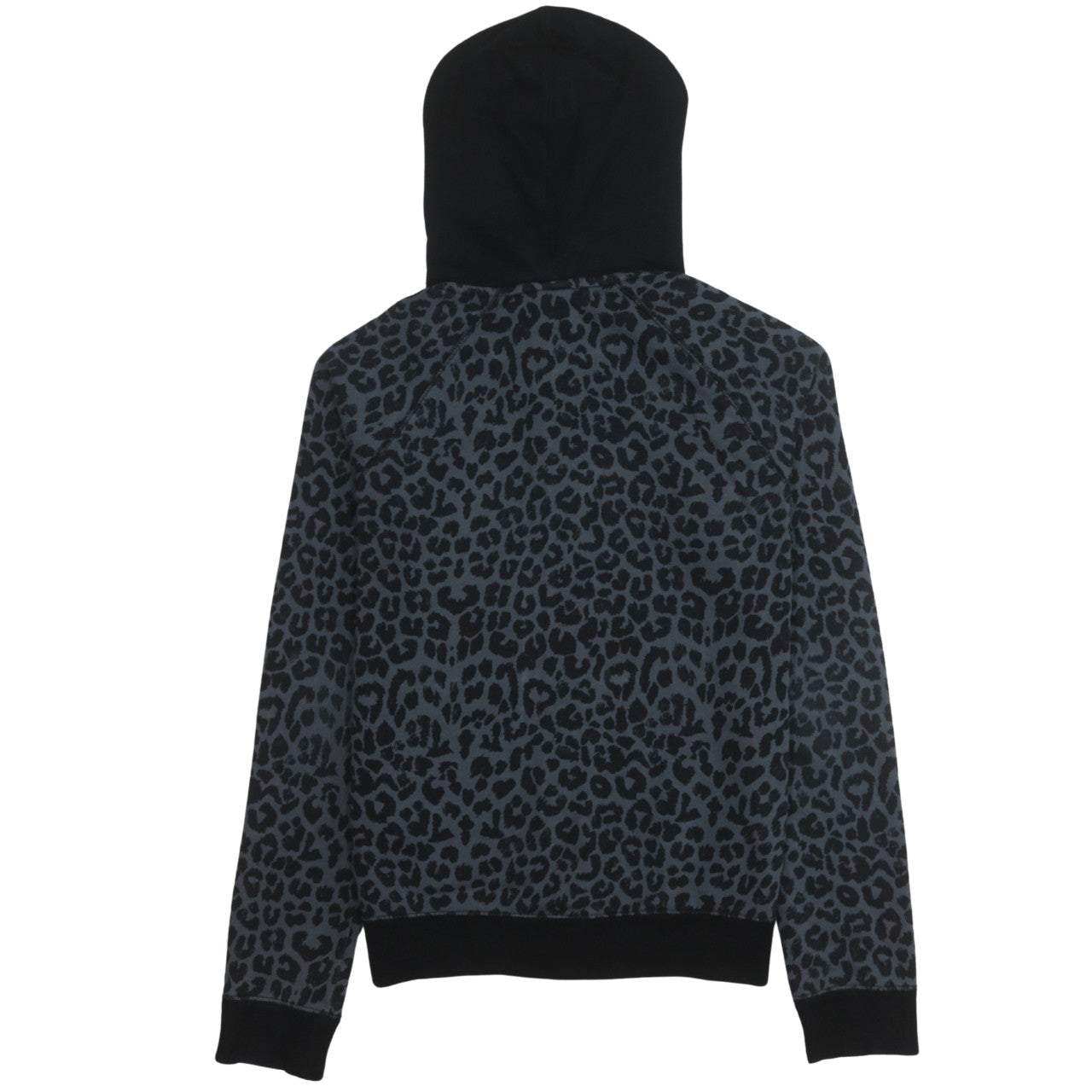 Nike Womens Black Animal Print Full Zip Hoodie Size M