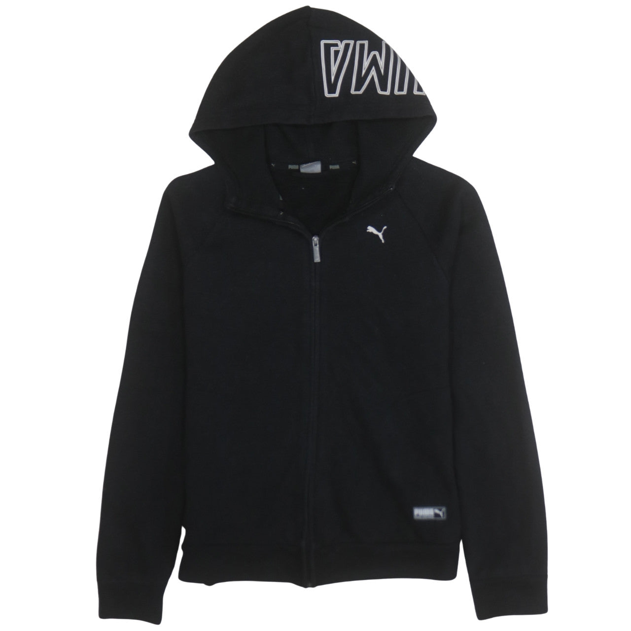 Puma Men's Black Full Zip Hoodie Size S Sports Fleece