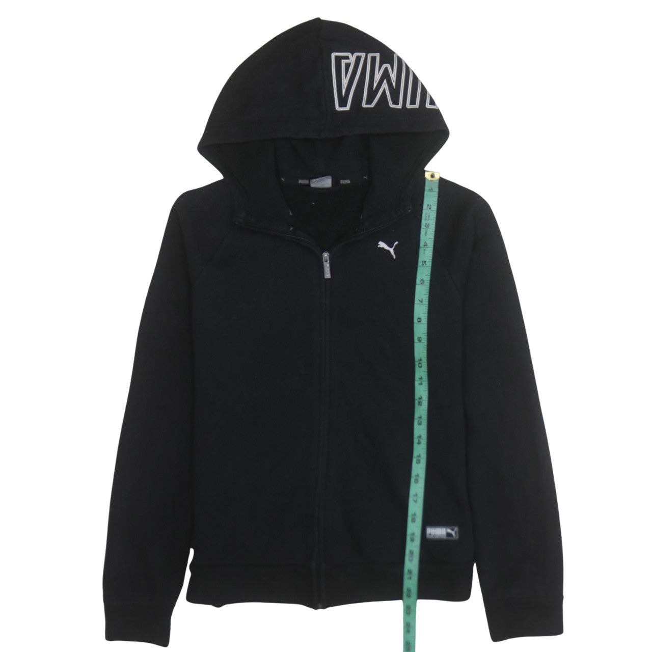 Puma Men's Black Full Zip Hoodie Size S Sports Fleece