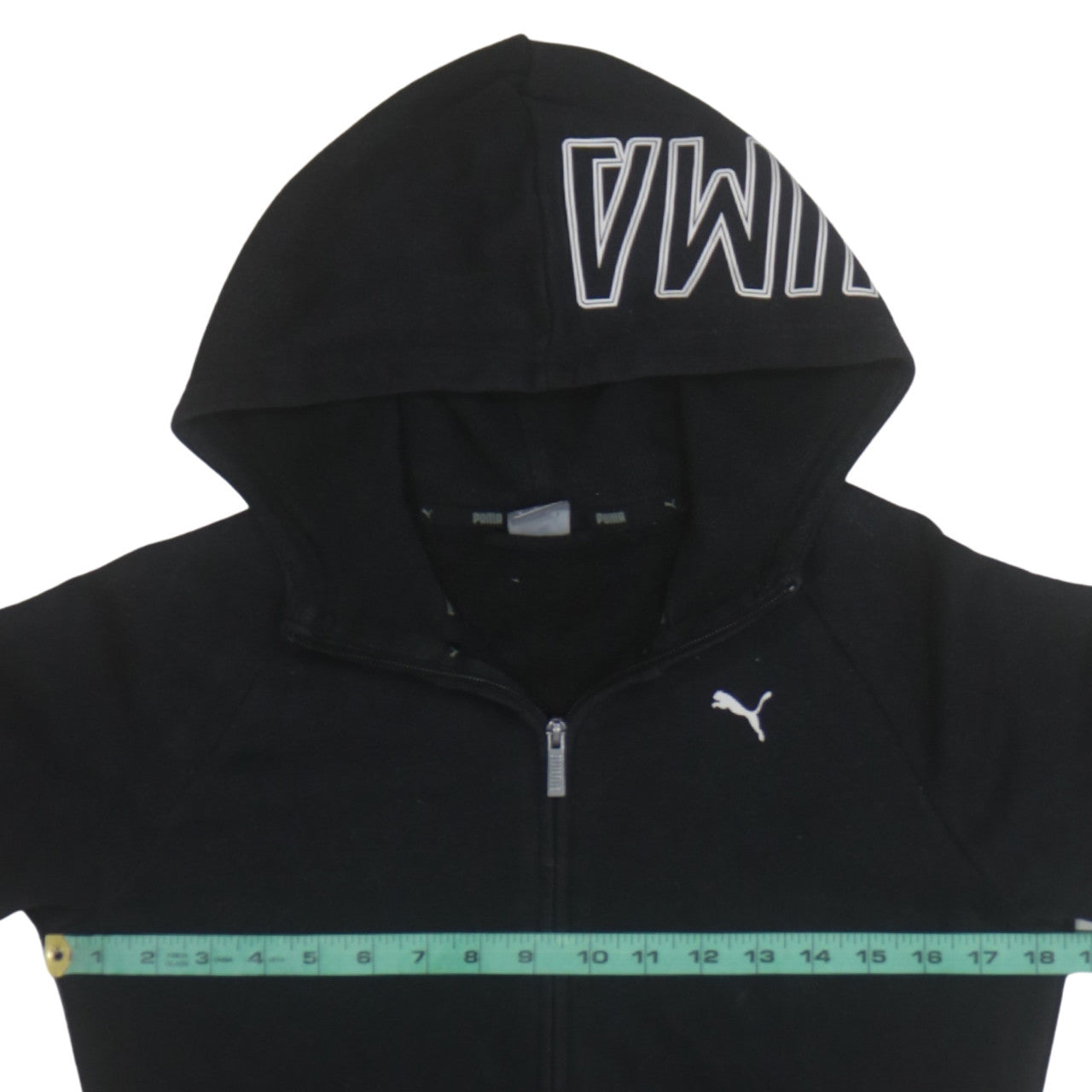 Puma Men's Black Full Zip Hoodie Size S Sports Fleece