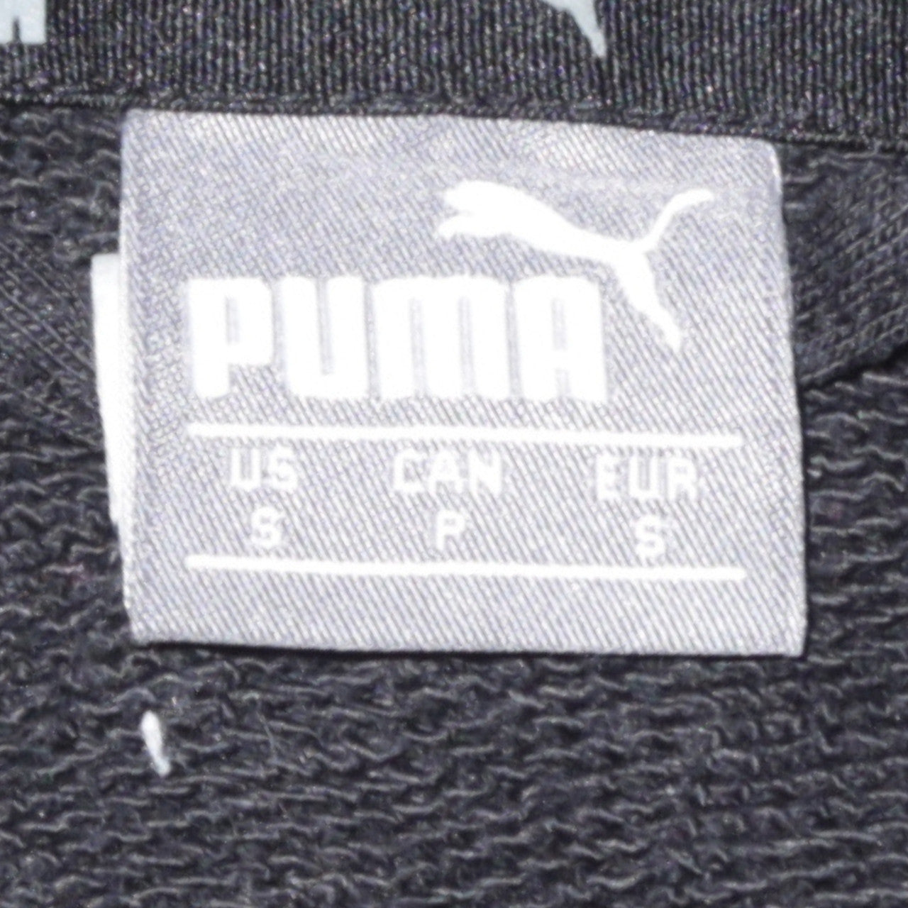 Puma Men's Black Full Zip Hoodie Size S Sports Fleece