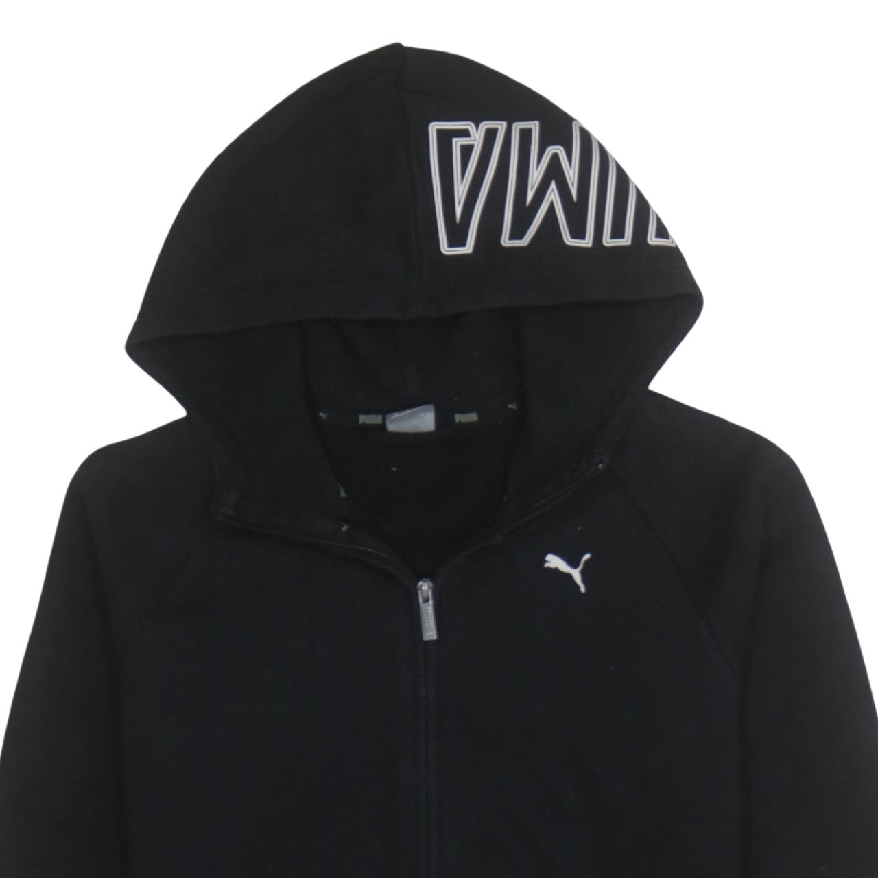 Puma Men's Black Full Zip Hoodie Size S Sports Fleece