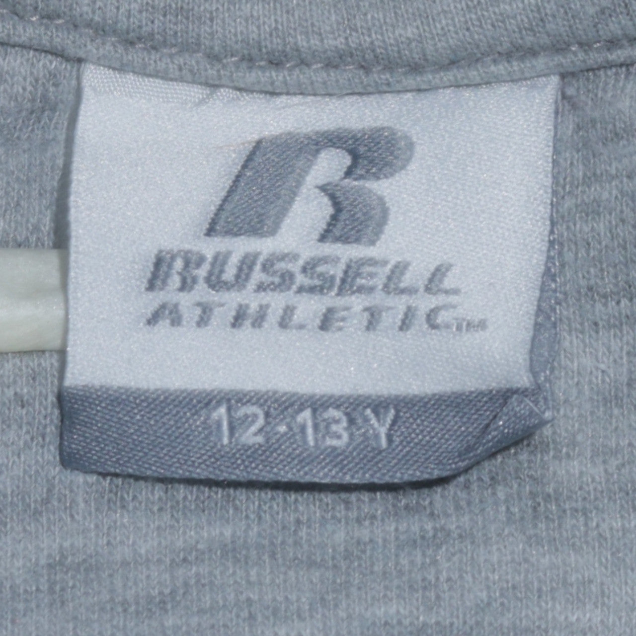 Russell Athletic Boys Grey Full Zip Hoodie 12-13 Years Fleece Sweatshirt