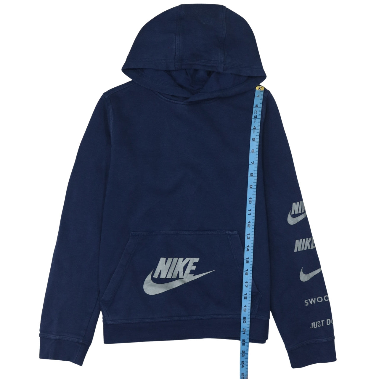 Nike Boys Blue Pullover Hoodie XL Regular Fit Fleece Sweatshirt