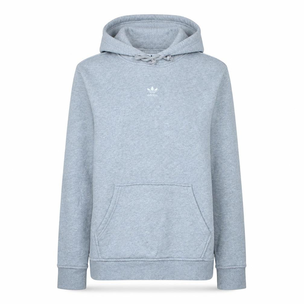 Adidas Women’s Grey Pullover Hoodie Size 10 Hooded Sweatshirt Casual