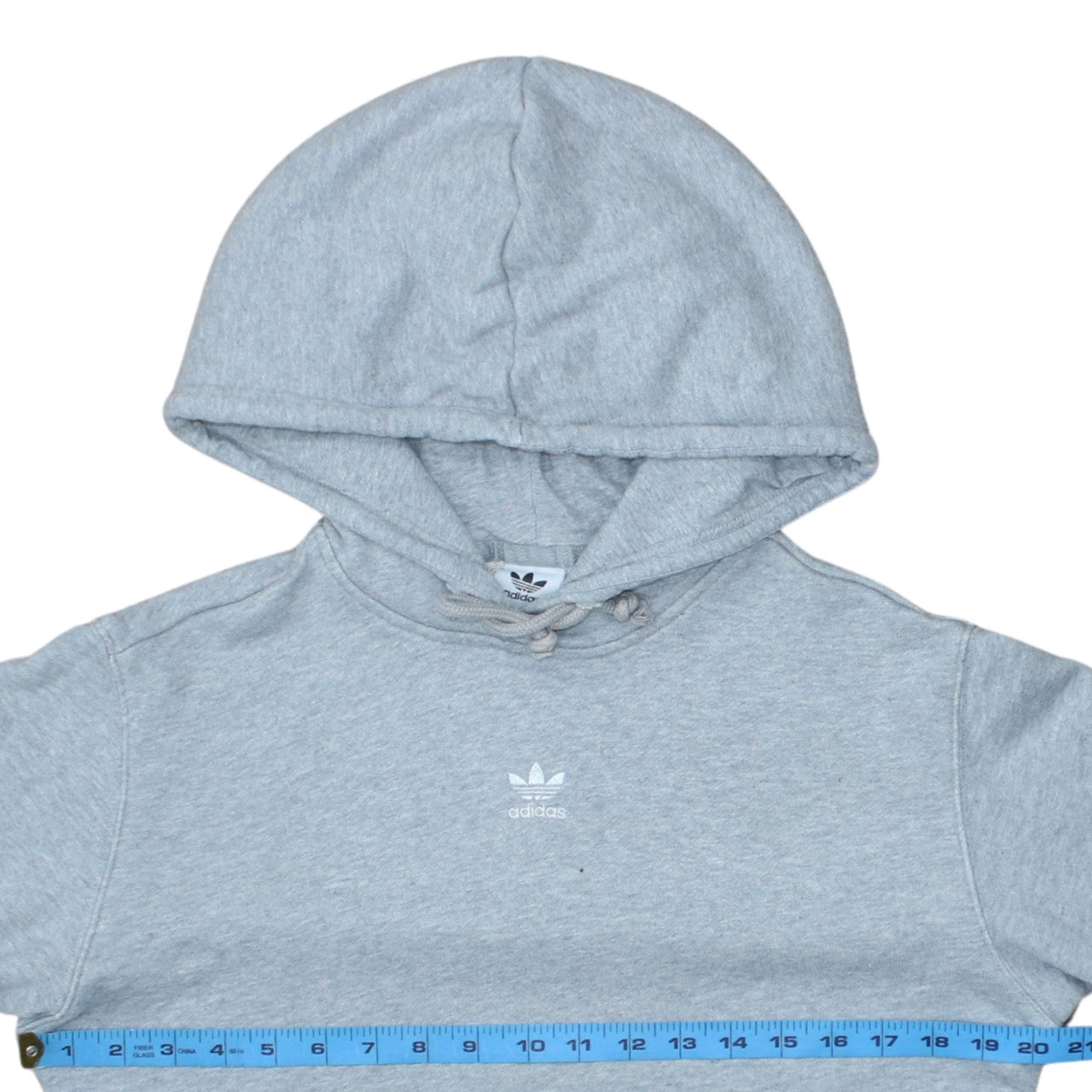 Adidas Women’s Grey Pullover Hoodie Size 10 Hooded Sweatshirt Casual