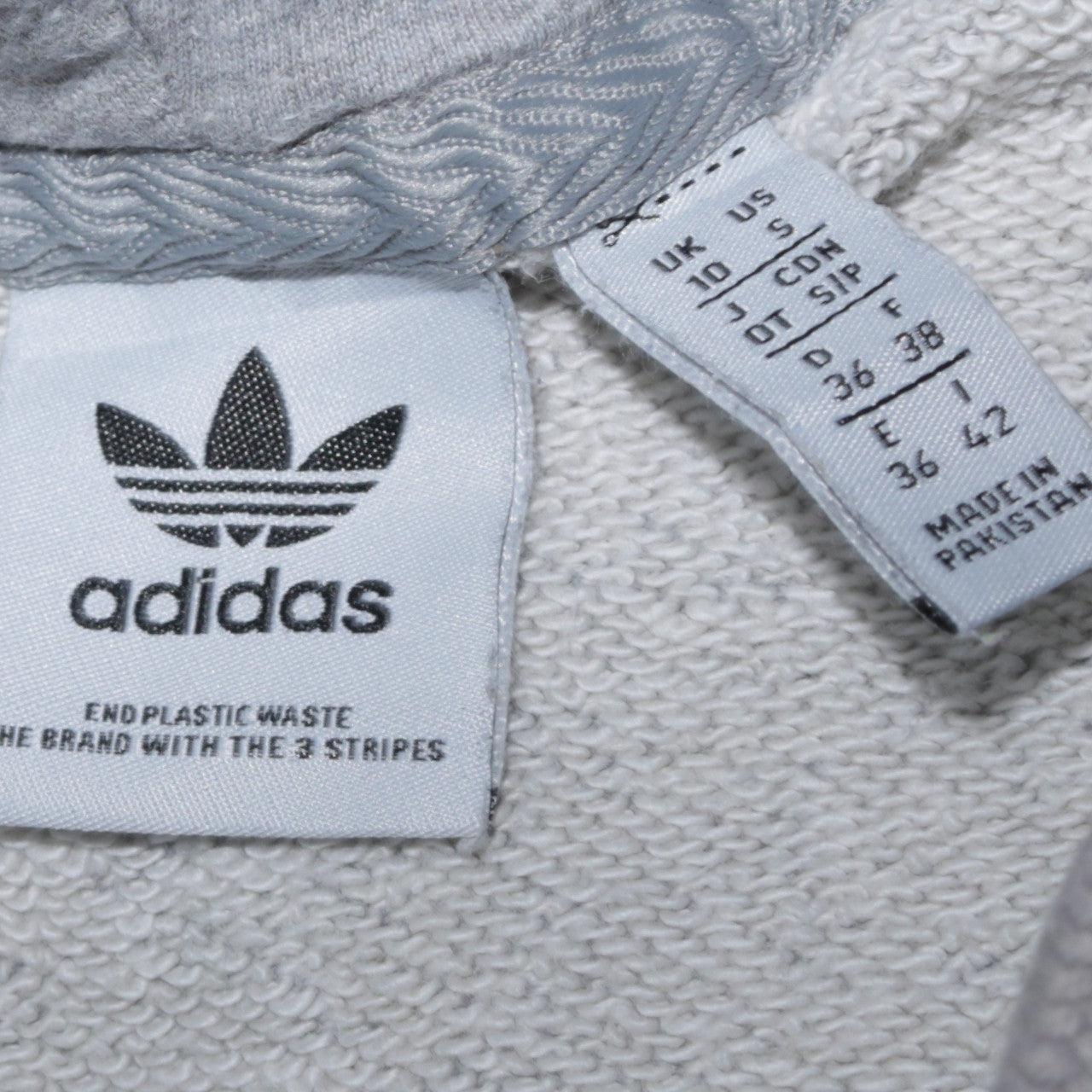 Adidas Women’s Grey Pullover Hoodie Size 10 Hooded Sweatshirt Casual