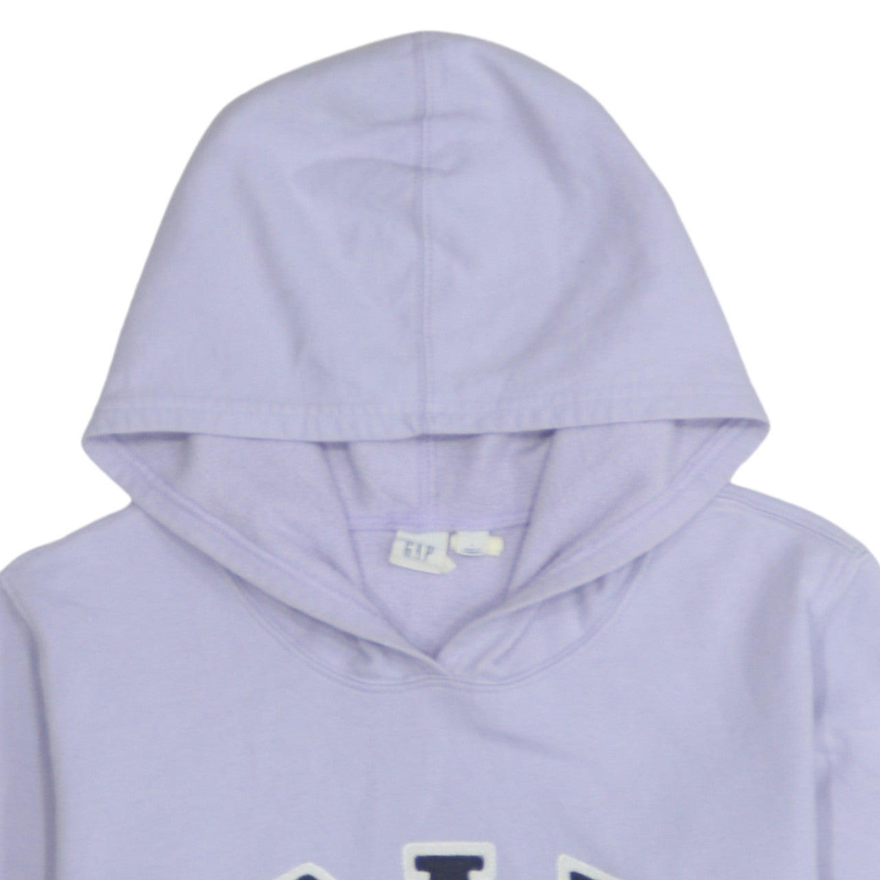 GAP Women Lilac Hoodie Large Cotton Blend Pullover Classic Fit