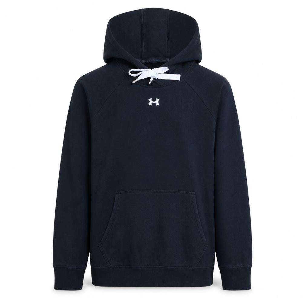 Under Armour Men's Black Pullover Hoodie M Relaxed Fit Fleece