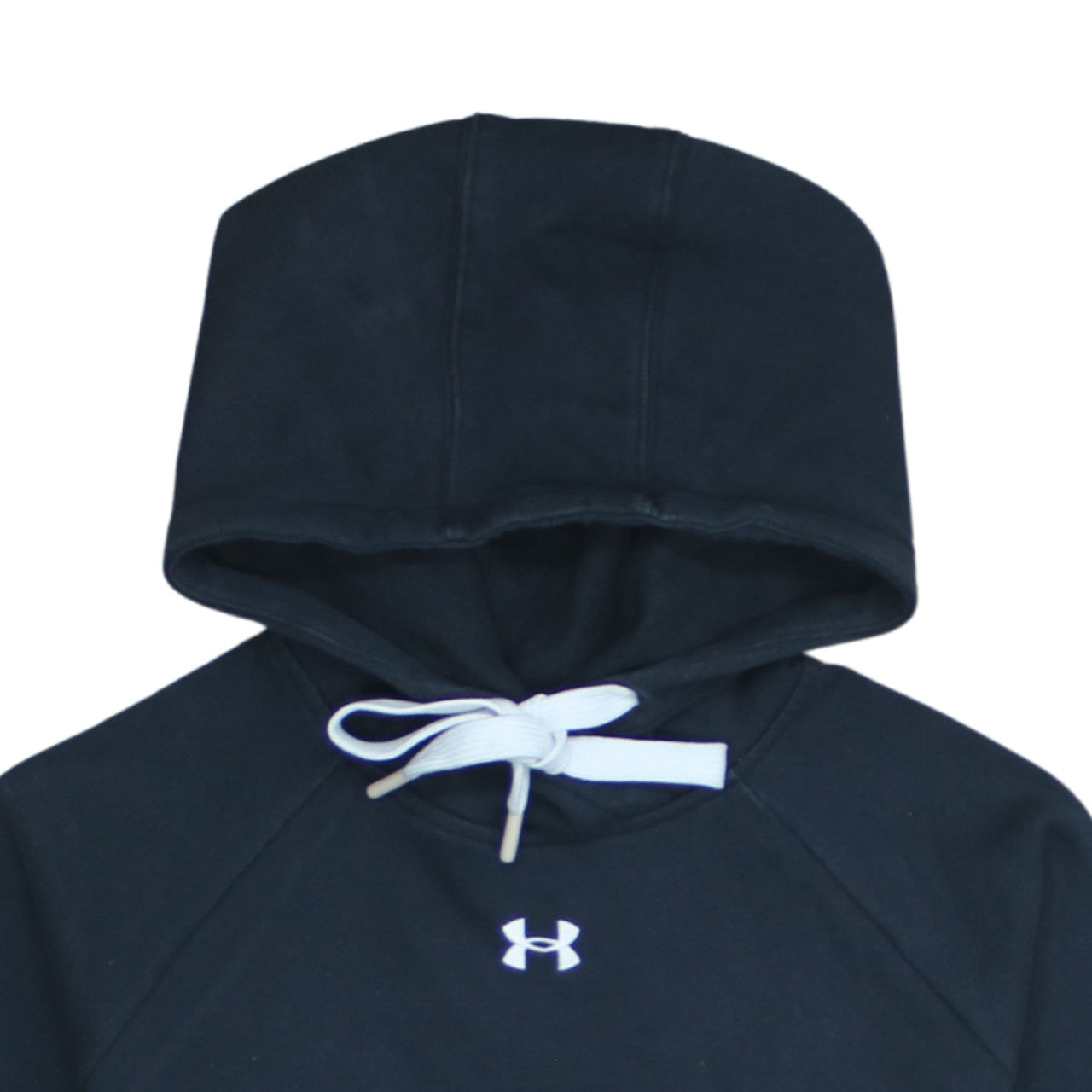 Under Armour Men's Black Pullover Hoodie M Relaxed Fit Fleece