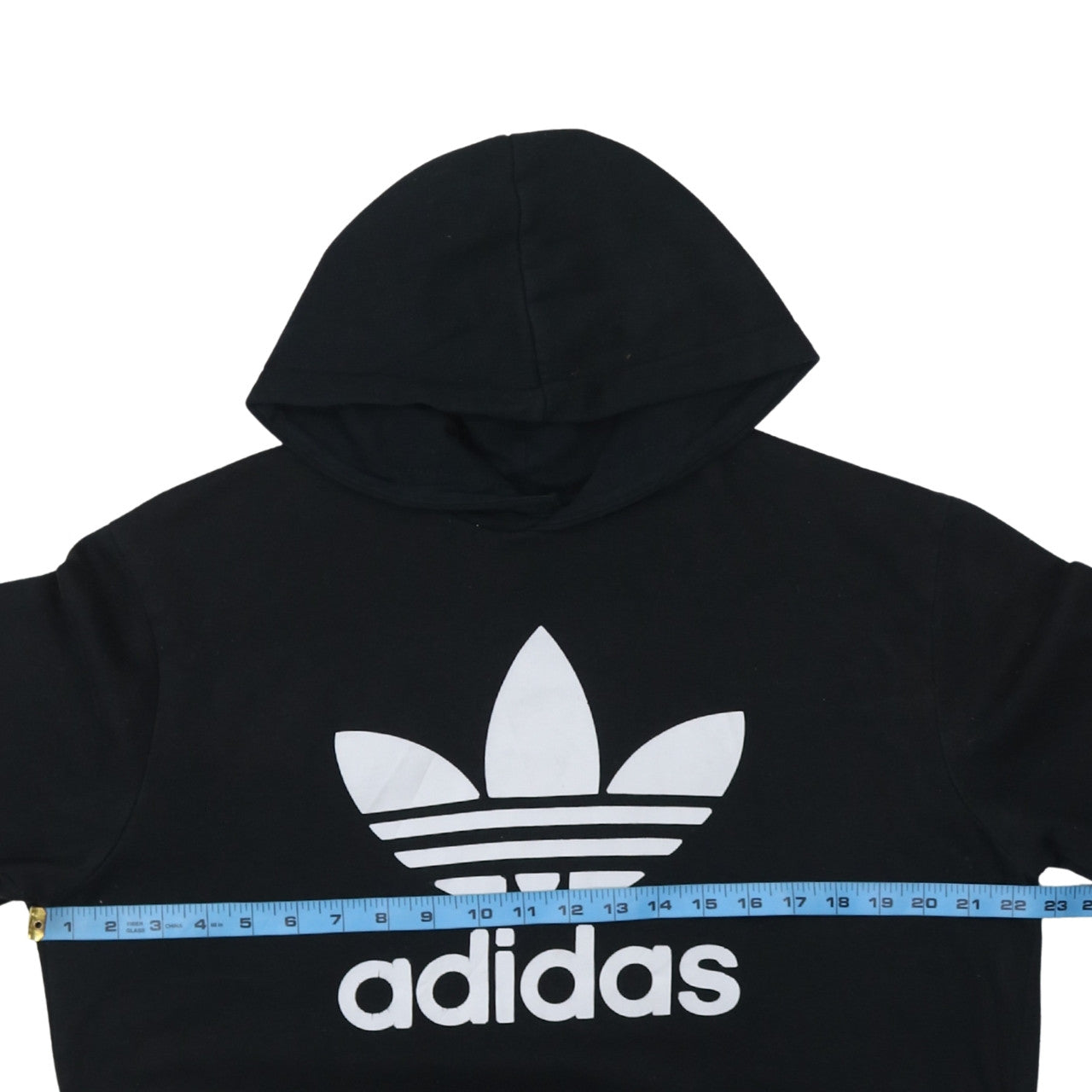 Adidas Men's Black XL Pullover Hoodie with Trefoil Logo