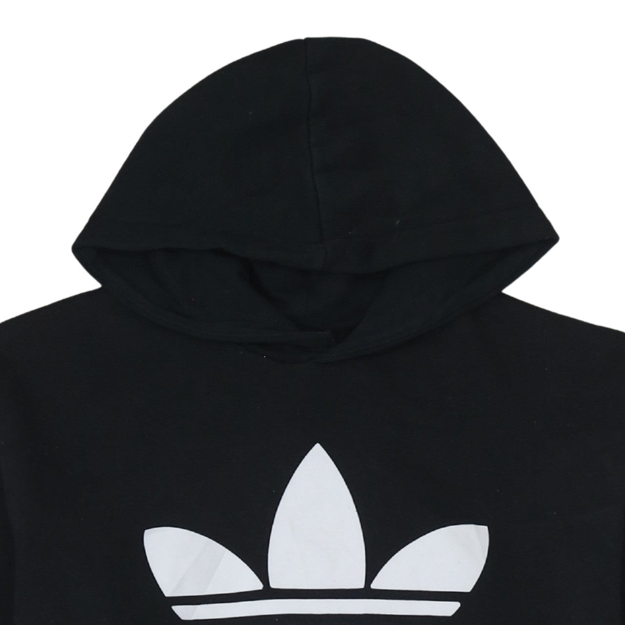 Adidas Men's Black XL Pullover Hoodie with Trefoil Logo
