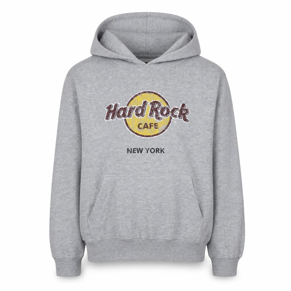 Hard Rock Cafe Women's Grey Medium Pullover Hoodie Cotton Blend