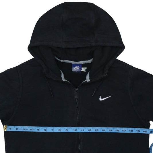 Nike Men's Black Full Zip Hoodie Size M Fleece Sportswear