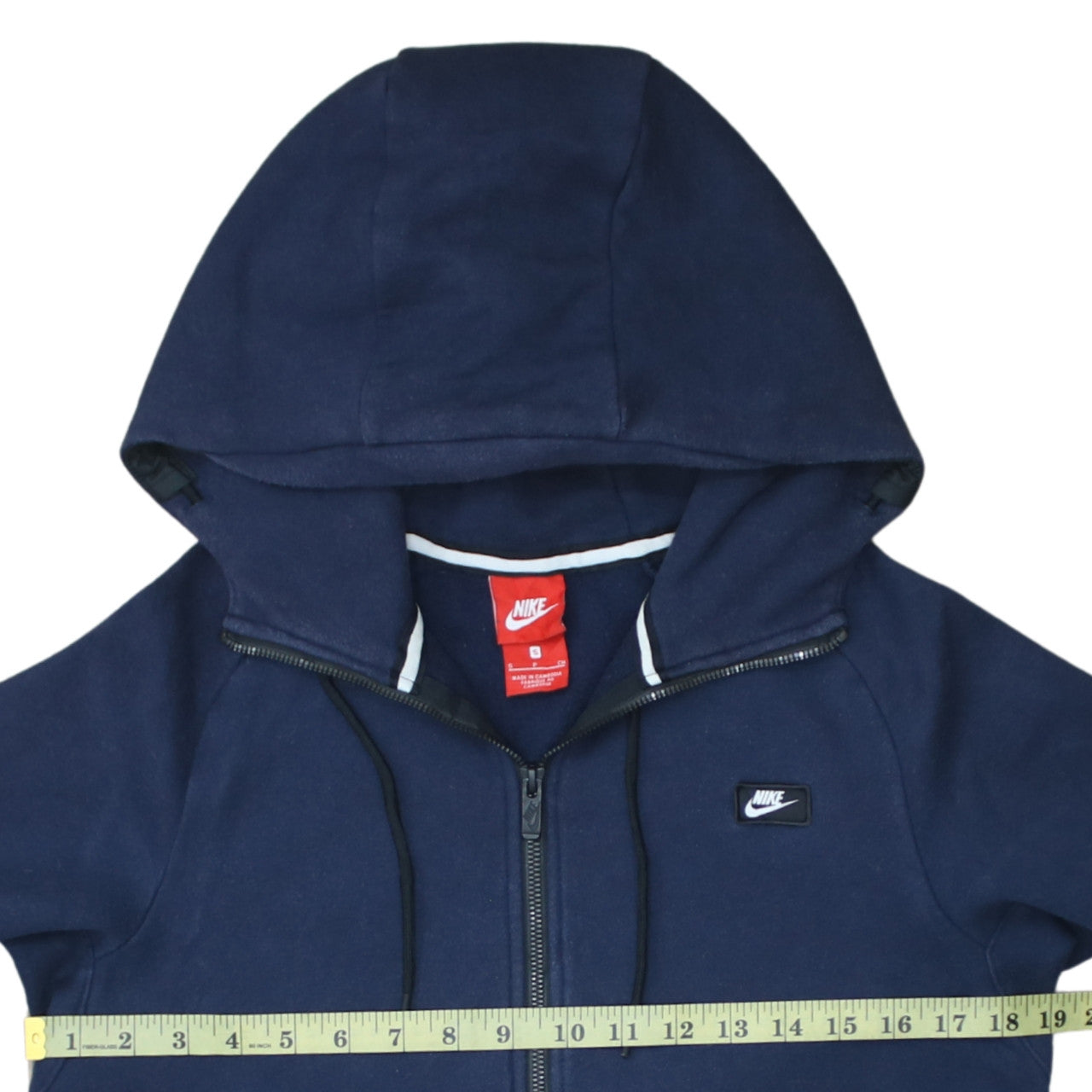 Nike Men's Blue Full Zip Hoodie Size S Fleece Sportswear