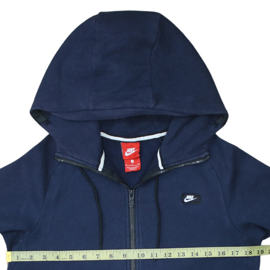 Nike Men's Blue Full Zip Hoodie Size S Fleece Sportswear