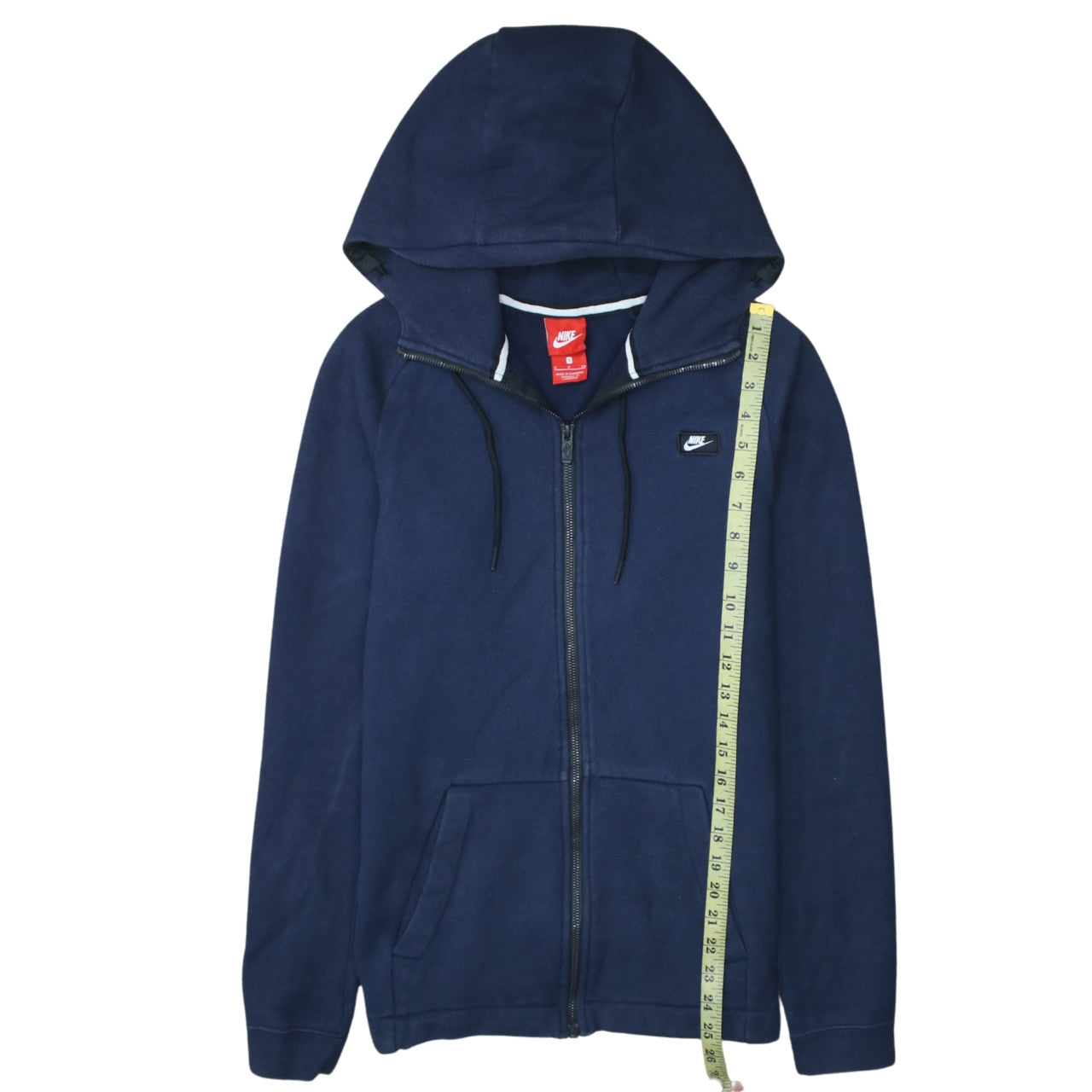 Nike Men's Blue Full Zip Hoodie Size S Fleece Sportswear