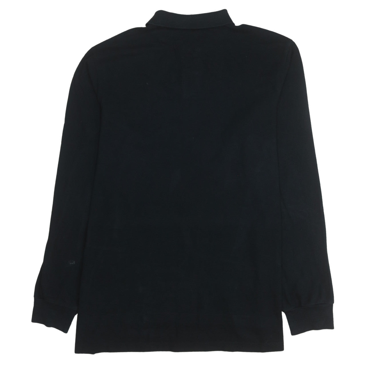 Ralph Lauren Men's Black Long Sleeve Custom Fit Polo Shirt XL