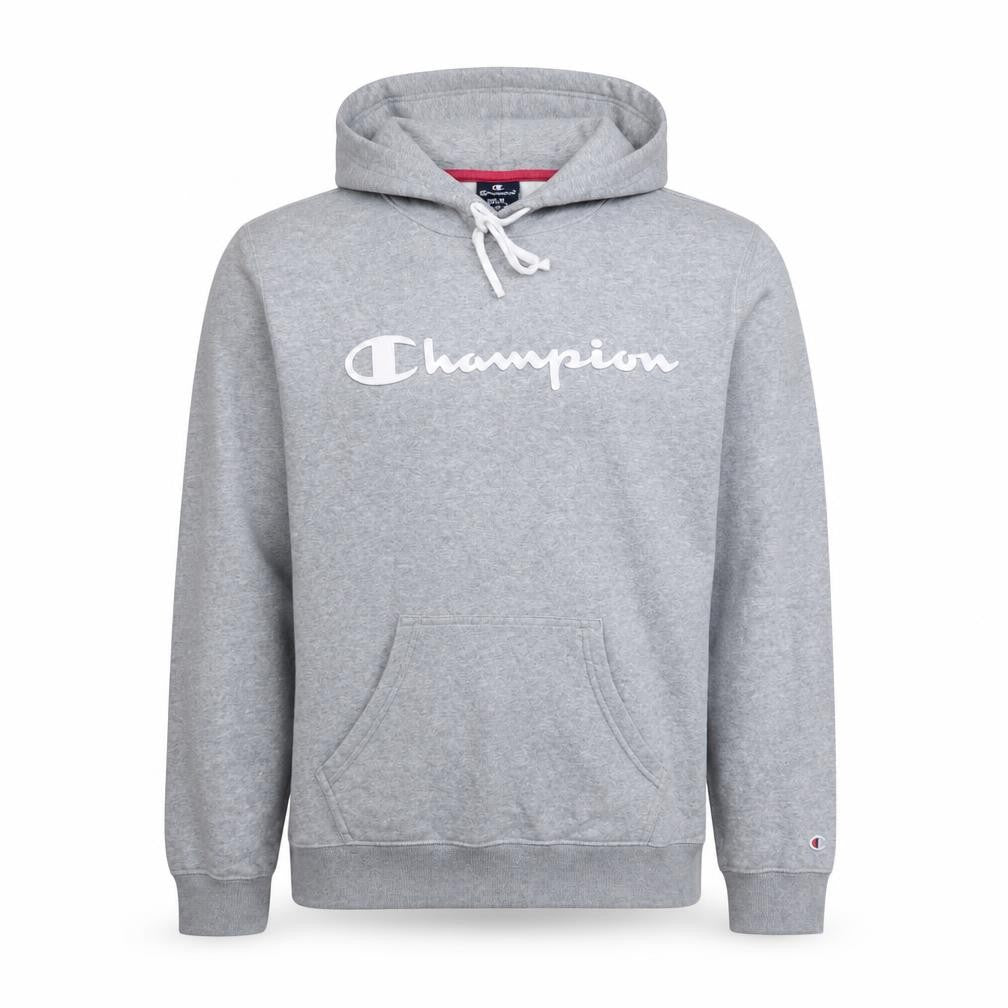 Champion Men's Grey Small Pullover Hoodie Cotton Blend Classic Fit