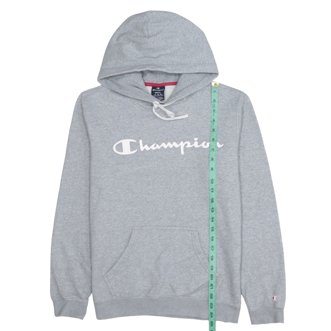 Champion Men's Grey Small Pullover Hoodie Cotton Blend Classic Fit