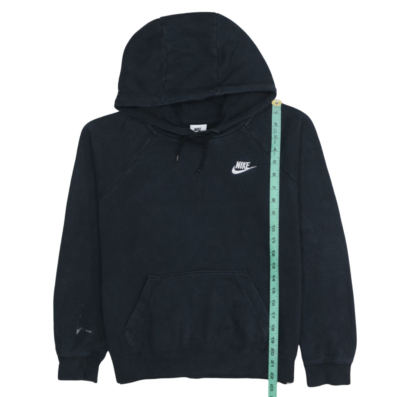Nike Men's Black XS Pullover Hoodie with Logo and Pocket