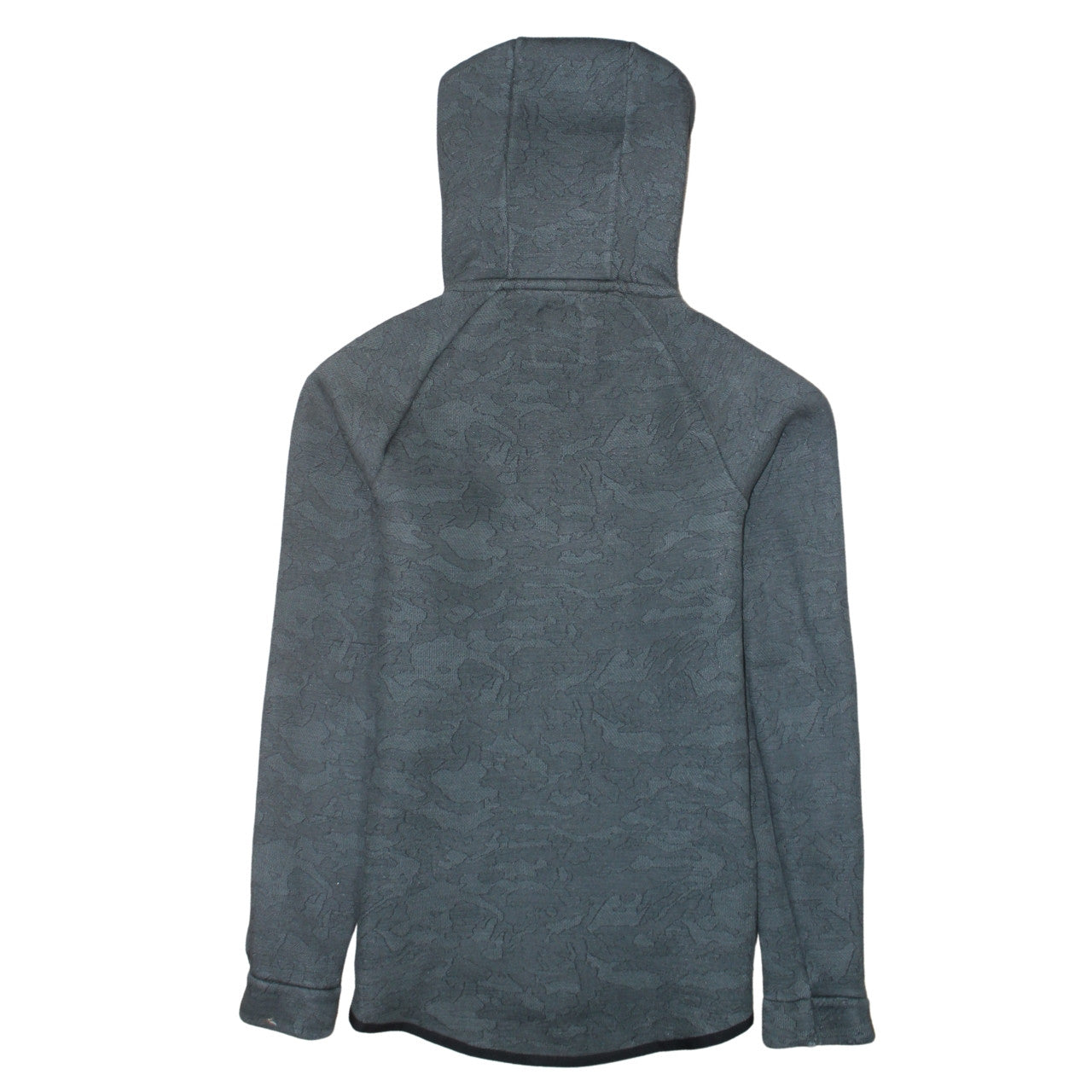 Nike Mens Grey Full Zip Camouflage Hoodie Size S Regular Fit