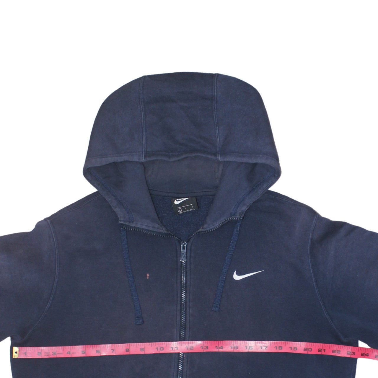 Nike Men's Blue Full Zip Hoodie L Lightweight Fleece Sportswear