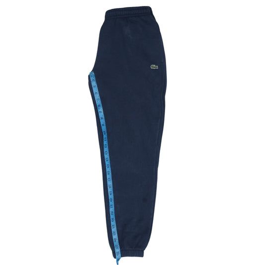 Lacoste Mens Blue Colourblock Joggers Size S Regular Fit