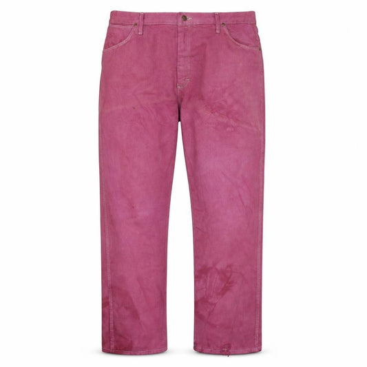 Wrangler Men's Pink Straight Leg Jeans 40x32 Cotton Denim Classic