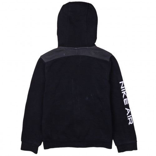 Nike Boys Black Full Zip Hoodie Sweatshirt - Size S (128-137cm)