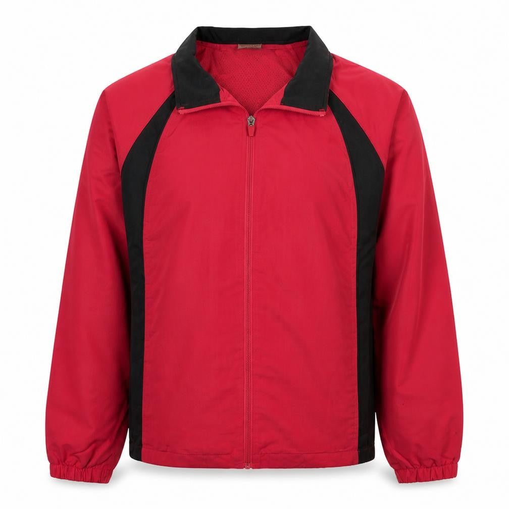 Danskin Womens Red XL Lightweight Full Zip Windbreaker Jacket