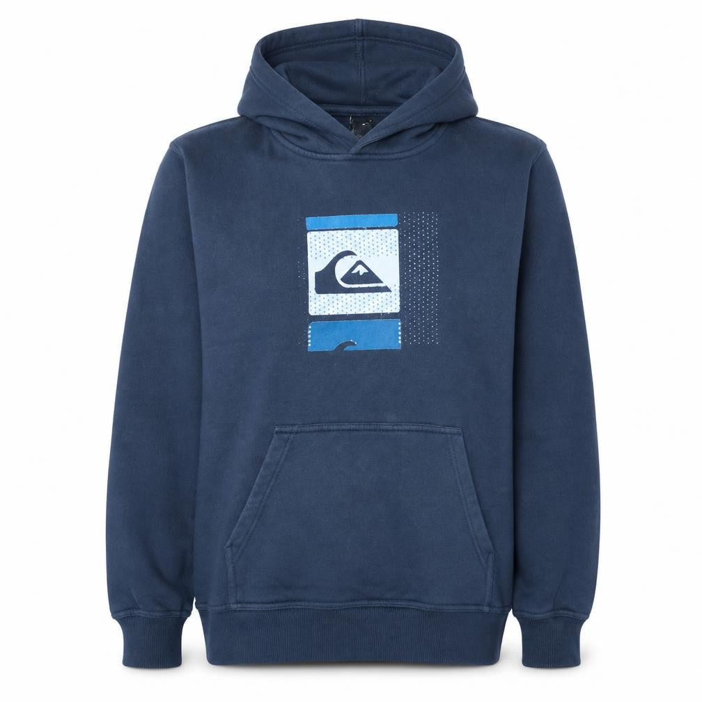 Quiksilver Teens Blue Pullover Hoodie Size 16 Cotton Blend