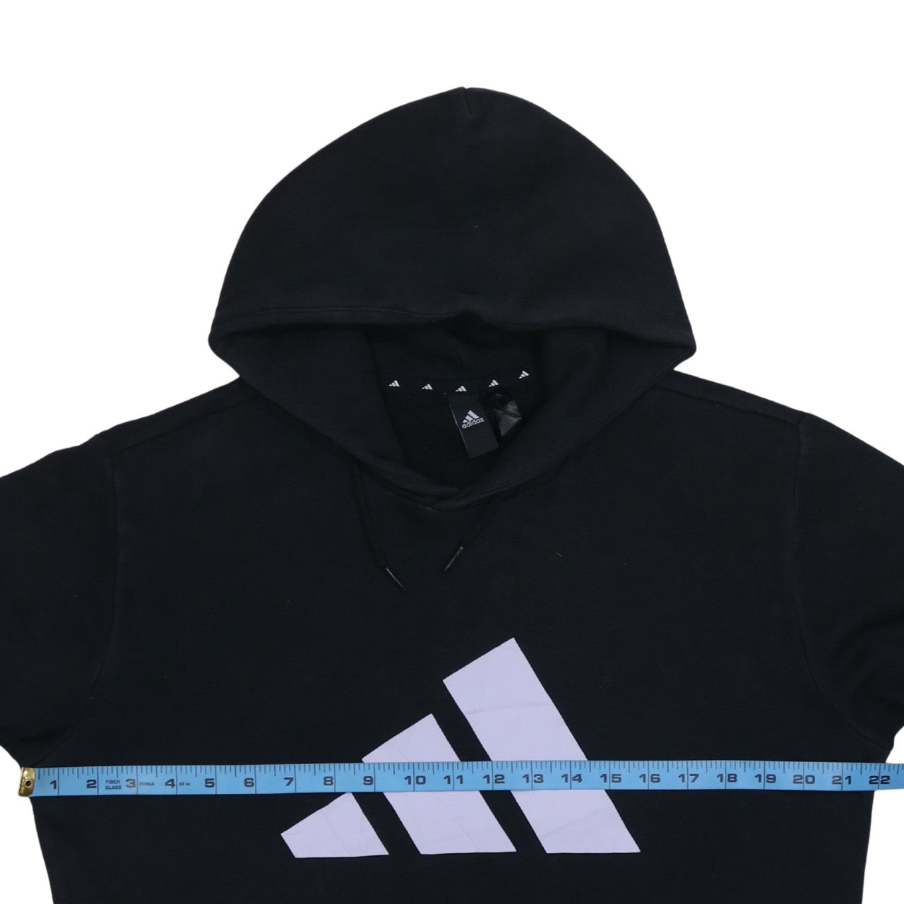 Adidas Mens Black Pullover Hoodie Size M Graphic Sportswear