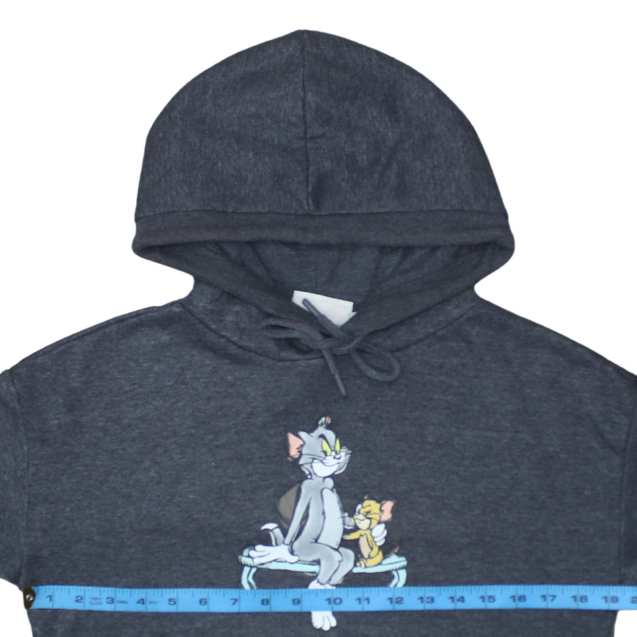 Primark Women’s Charcoal Tom and Jerry Pullover Hoodie 2XS