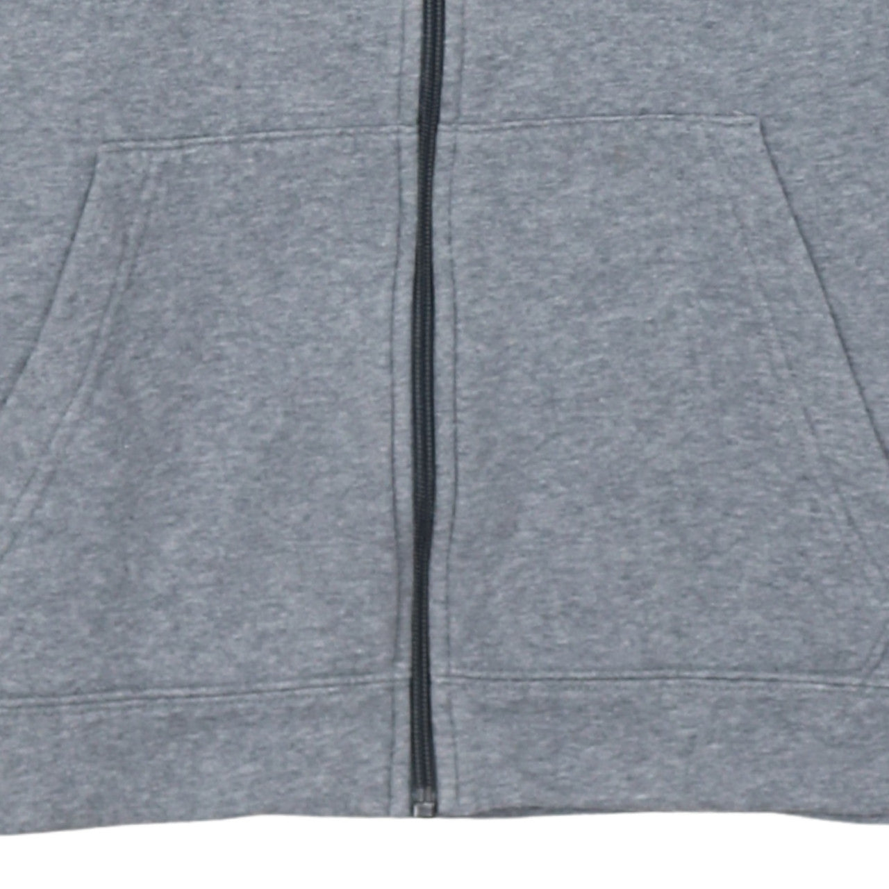 Nike Boys Grey Full Zip Hoodie L 147-158cm Fleece Lined Casual Sweatshirt