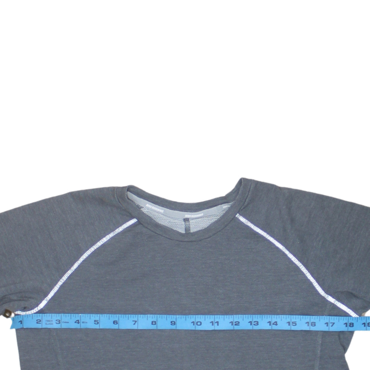 Nike Men's Grey Dri-Fit Running Long Sleeve Athletic Top Size S