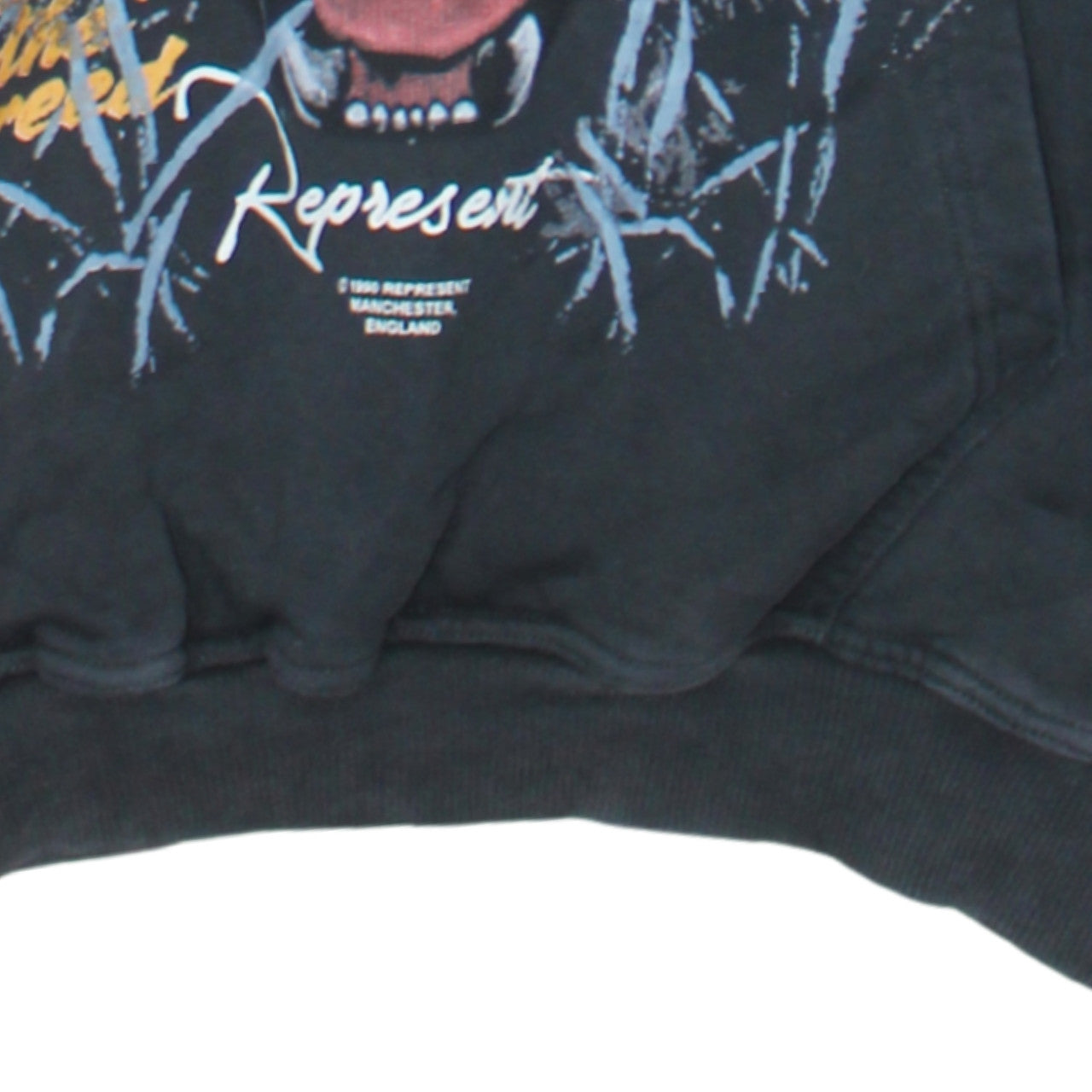 Represent Men's Black Tiger Graphic Pullover Hoodie Size S