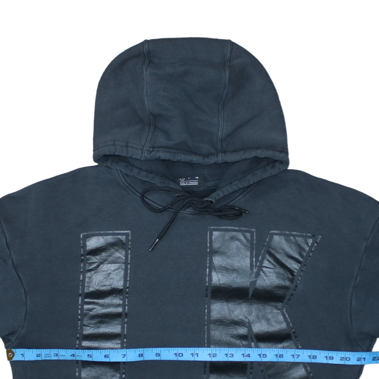 Nike Men's Black Pullover Hoodie S Fleece Graphic Logo Sweatshirt