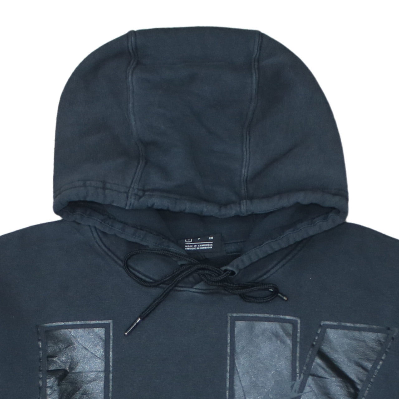 Nike Men's Black Pullover Hoodie S Fleece Graphic Logo Sweatshirt