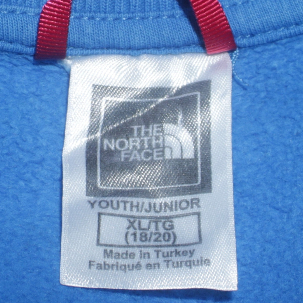 The North Face Boys Blue Cotton Pullover Sweatshirt XL 18-20 Years