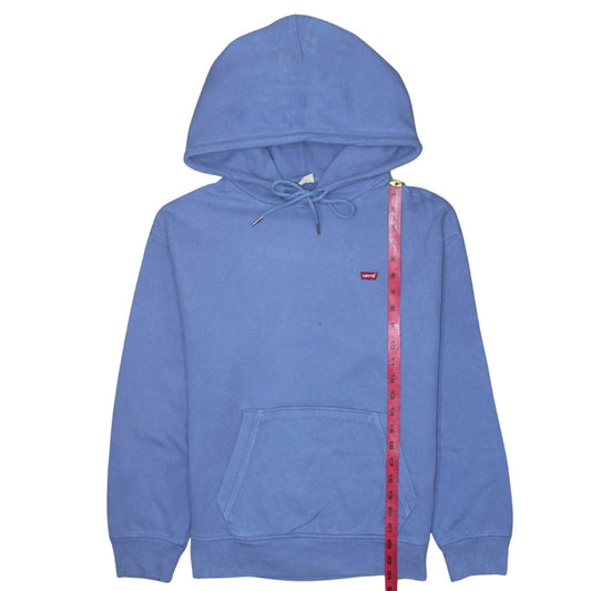 Levi's Women's Blue Small Pullover Hoodie Cotton Casual