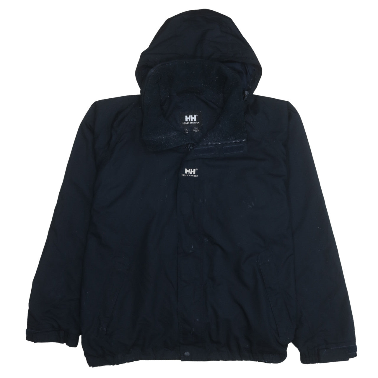 Helly Hansen Men's Black XL Waterproof Hooded Parka Jacket