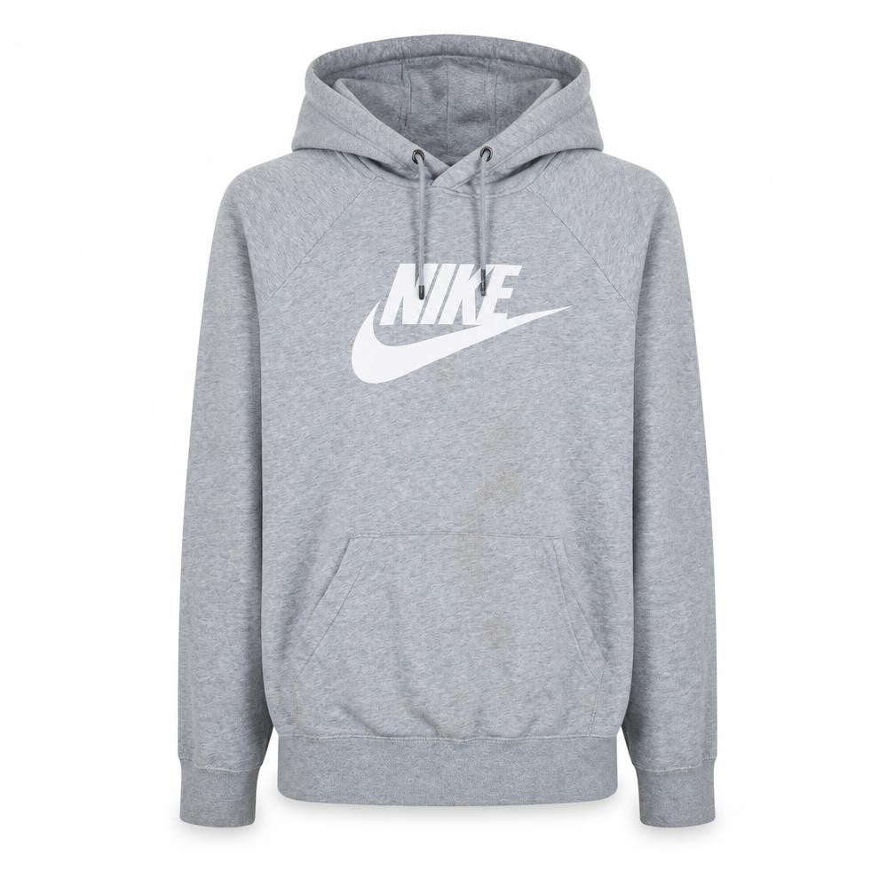 Nike Mens Grey Pullover Hoodie S Regular Fit Sportswear